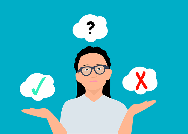 fille qui fait un choix