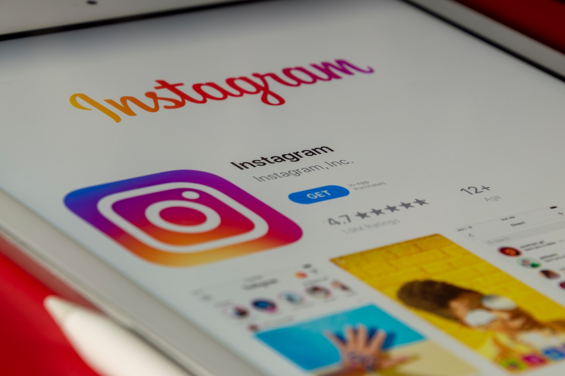 application instagram sur smartphone