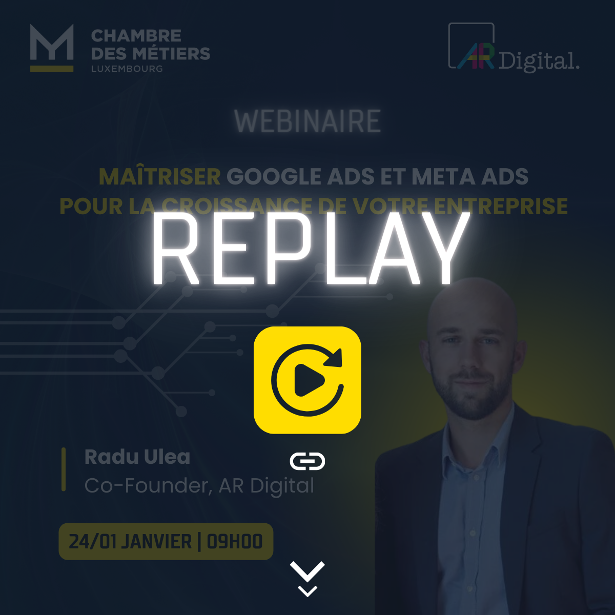 replay webinaire Maîtriser Google Ads et Meta Ads pour la Croissance de Votre Entreprise