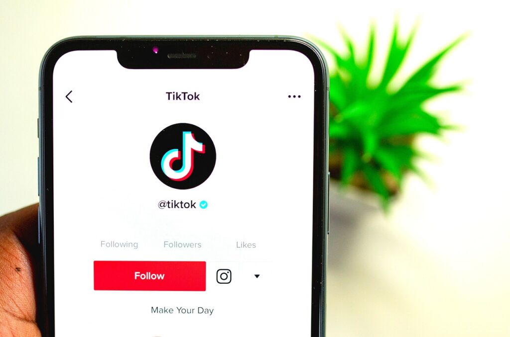 tiktok sur smartphone