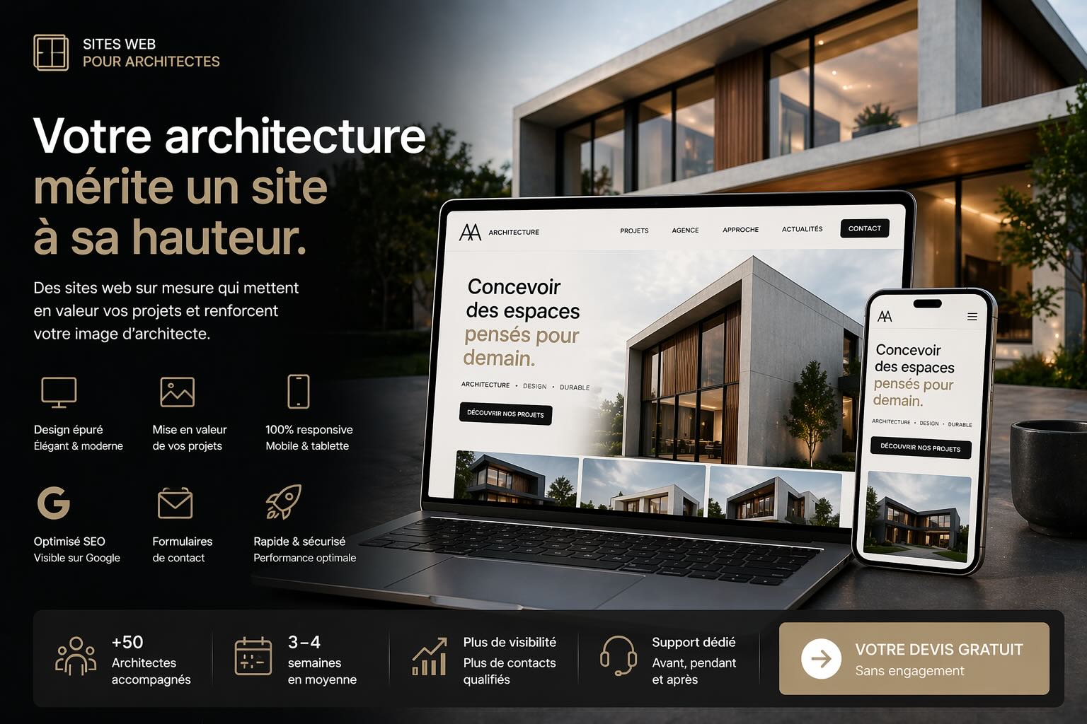 Site web pour Architecte