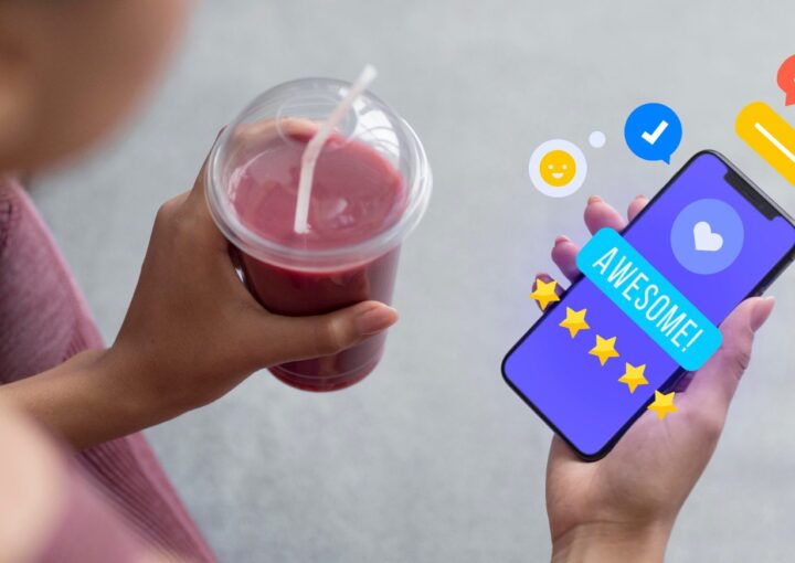 Collage illustrant l'experience client et les avis en ligne pour une PME au Luxembourg