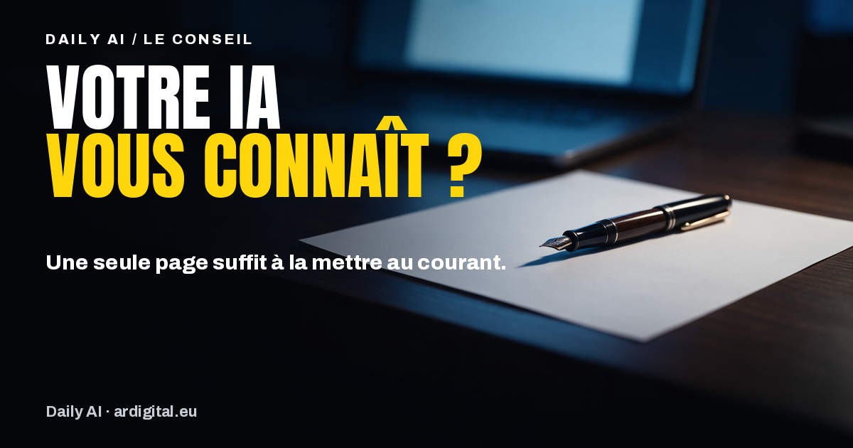 Fiche contexte IA pour une équipe